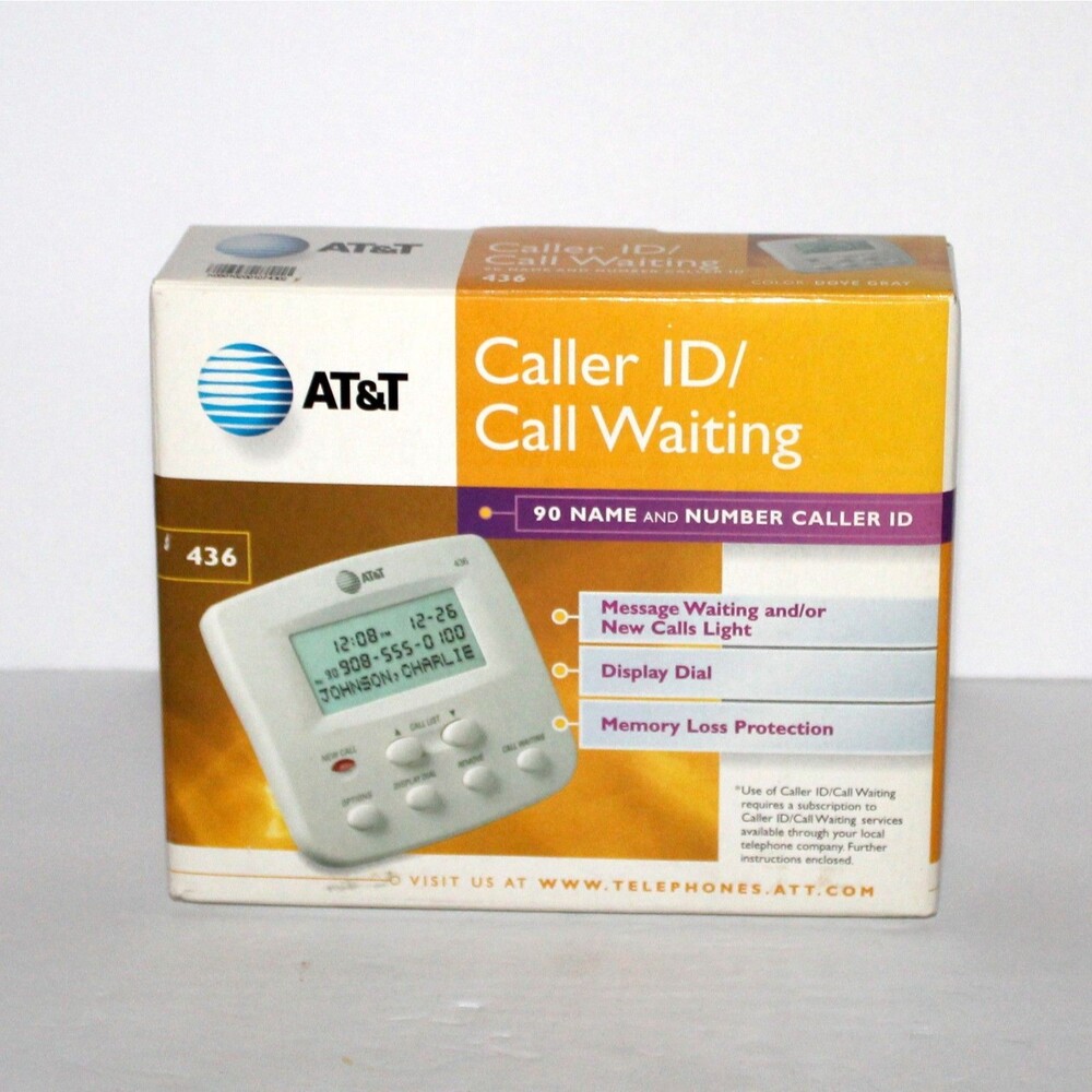 Landline Telephone AT&T Caller ID Call Waiting #436 NEW